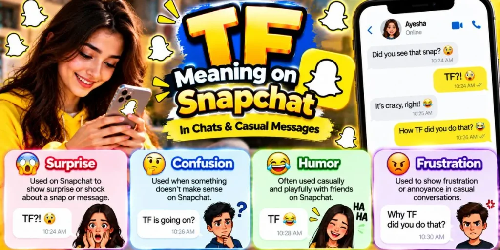 TF meaning on Snapchat chats and casual messages