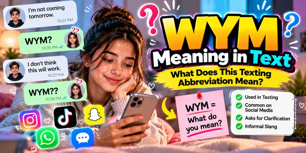WYM meaning in text and what the texting abbreviation means